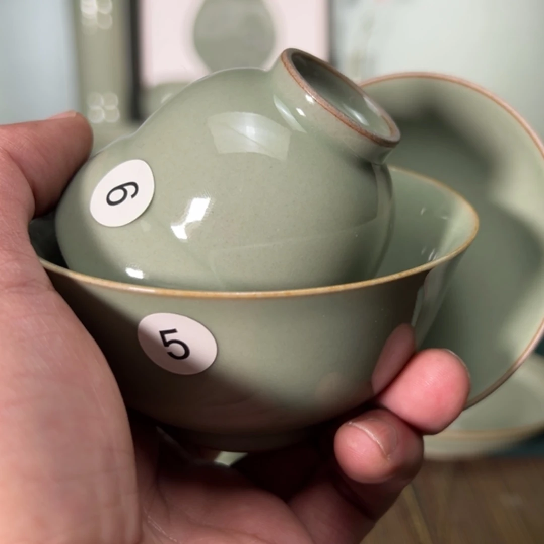 【闪购商品】瓷杯李*元盖碗