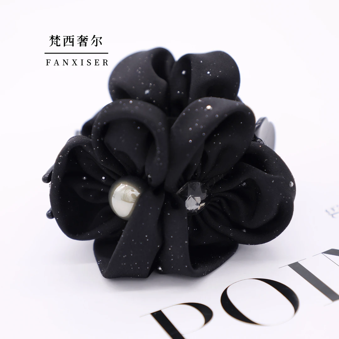 【朝花】YM4826气质设计款时尚抓夹