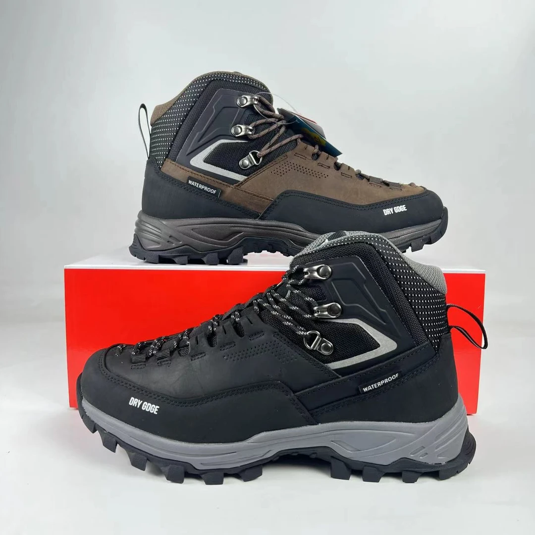 外贸单秋季新款防滑耐磨休闲运动高帮户外徒步登山鞋2222