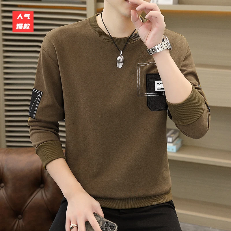 【小扬哥推荐】秋季卫衣男士长袖T恤潮牌高端新款爆款上衣春秋美