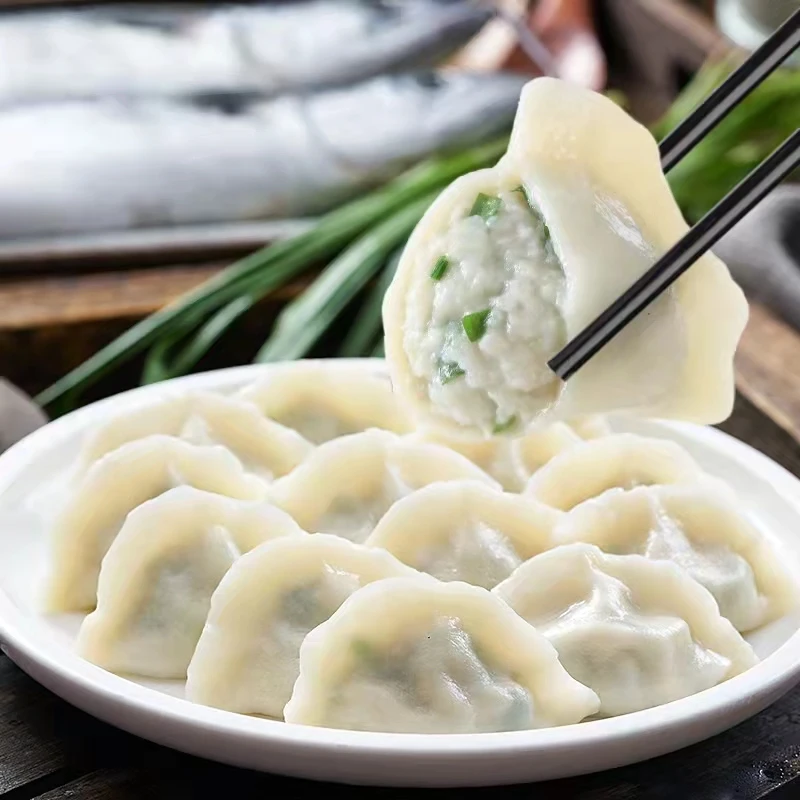 哈喽婷婷  手工鲅鱼馅 鲅鱼水饺 纯天然手工水饺400g/包 到手6包