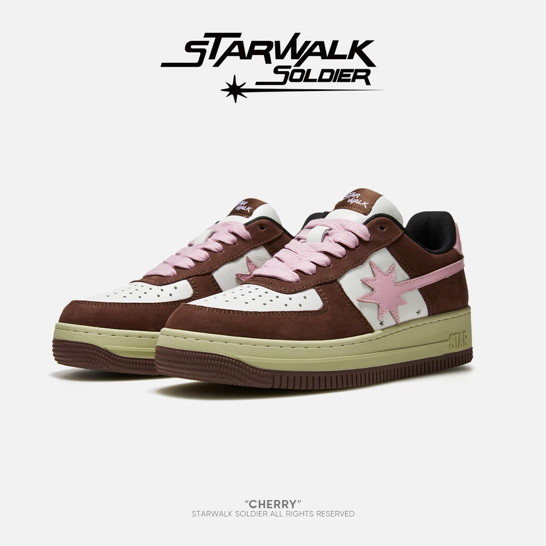 STARWALK SOLDIER CHERRY 樱桃粉棕流星鞋