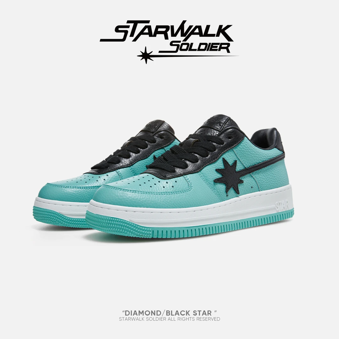 STARWALK SOLDIER DIAMOND/BLACK STAR 钻石黑星流星鞋欧若动感风