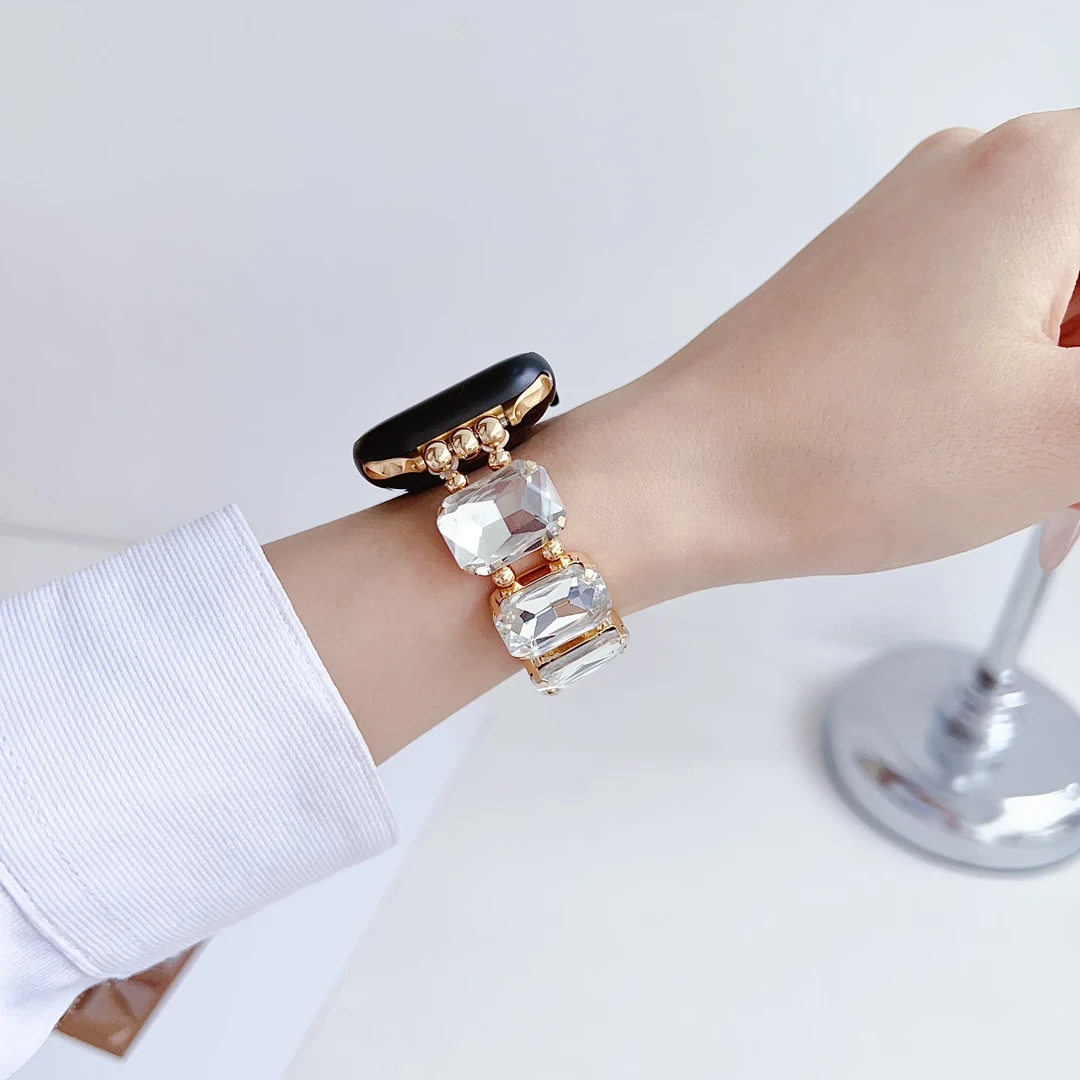 高级女网红苹果watch女生表带适用苹果手表带S9 S8小众iwatch表带