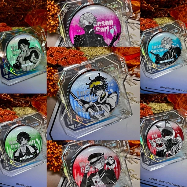 【拆盒】同人周边 赛博系列盲盒吧唧 拍立得 直播间代拆