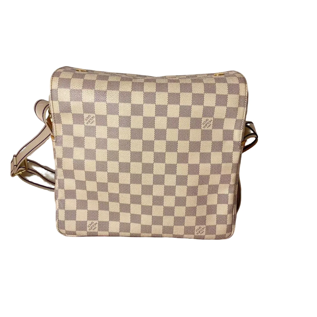95新 LouisVuitton/路易威登 男士休闲时尚百搭棋盘格斜挎包/078