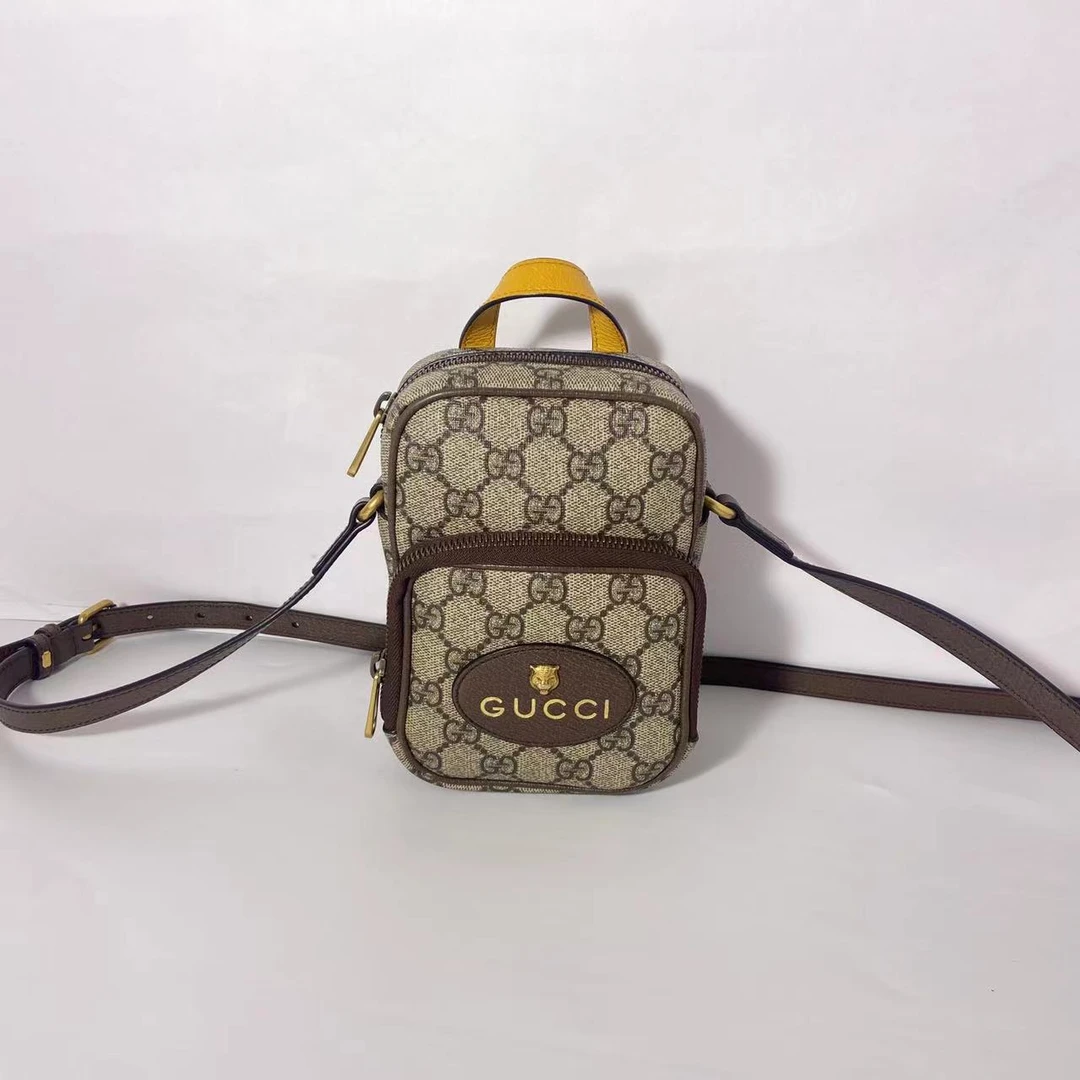 99新 GUCCI/古驰 小号虎头斜挎包/036