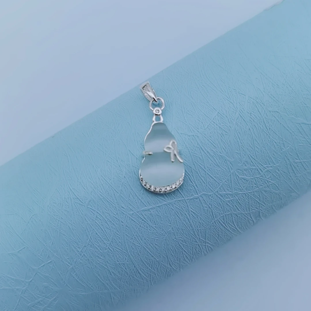 吊坠足银 足银 990 葫芦吊坠 气质轻奢时尚百搭款