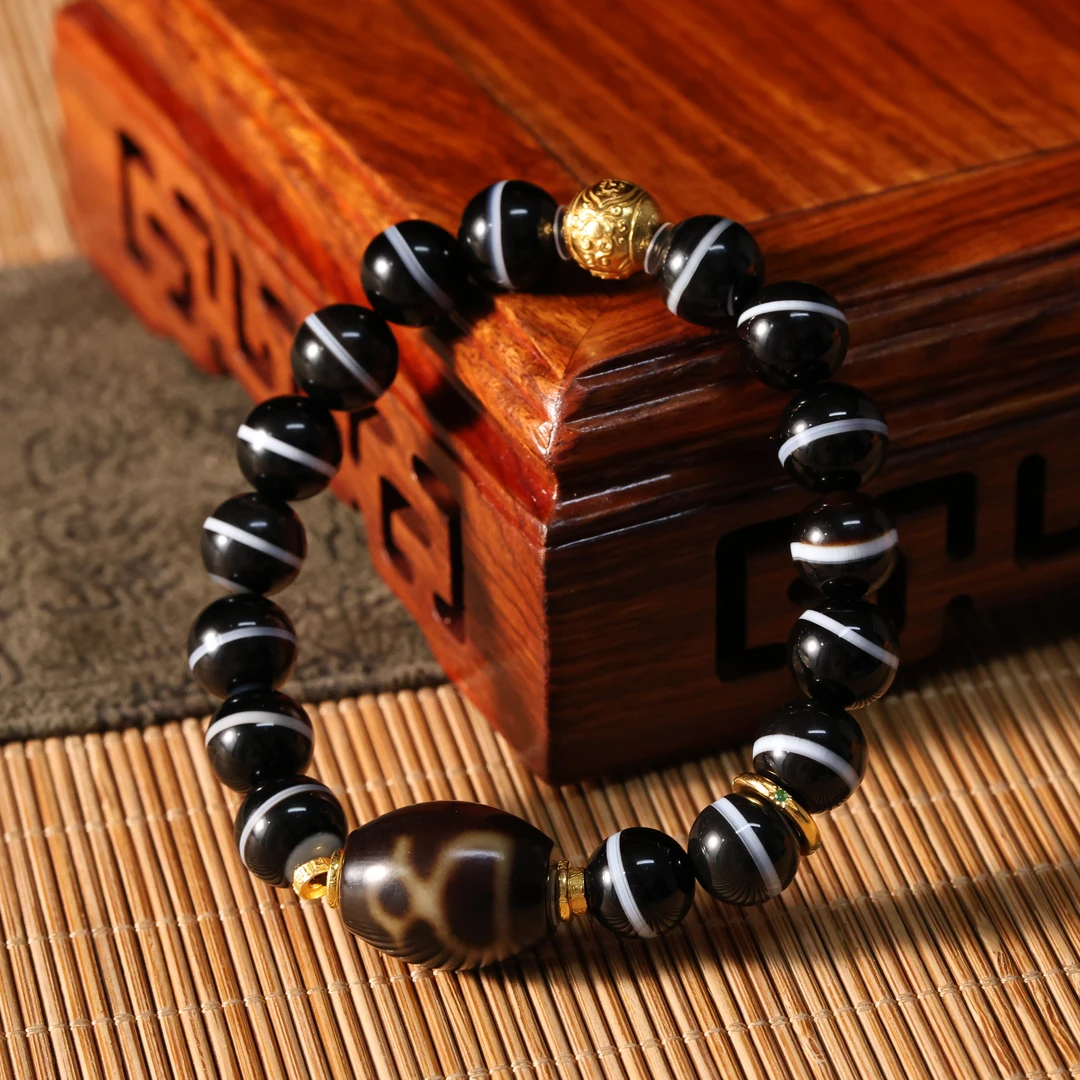 壹加师弟丨手工设计cc药师玛瑙手串