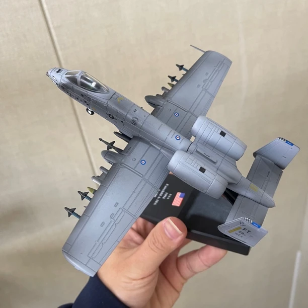 【A10攻击机旧化版1：100】成品模型ABS工程塑料材质+金属材质带底座