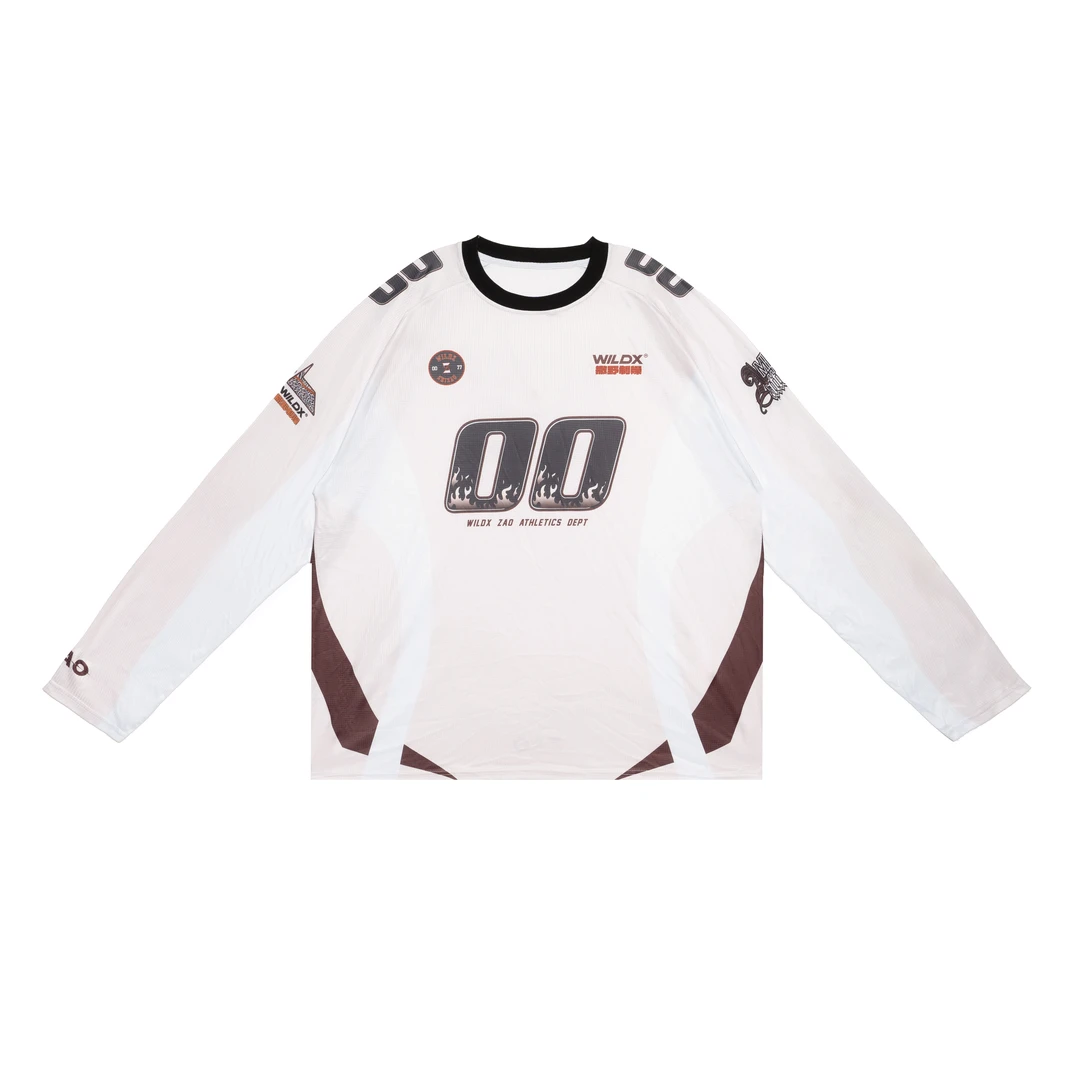 WildX「撒野制燥」张照洋联名爪痕速干运动篮球00号长袖投篮服2.0