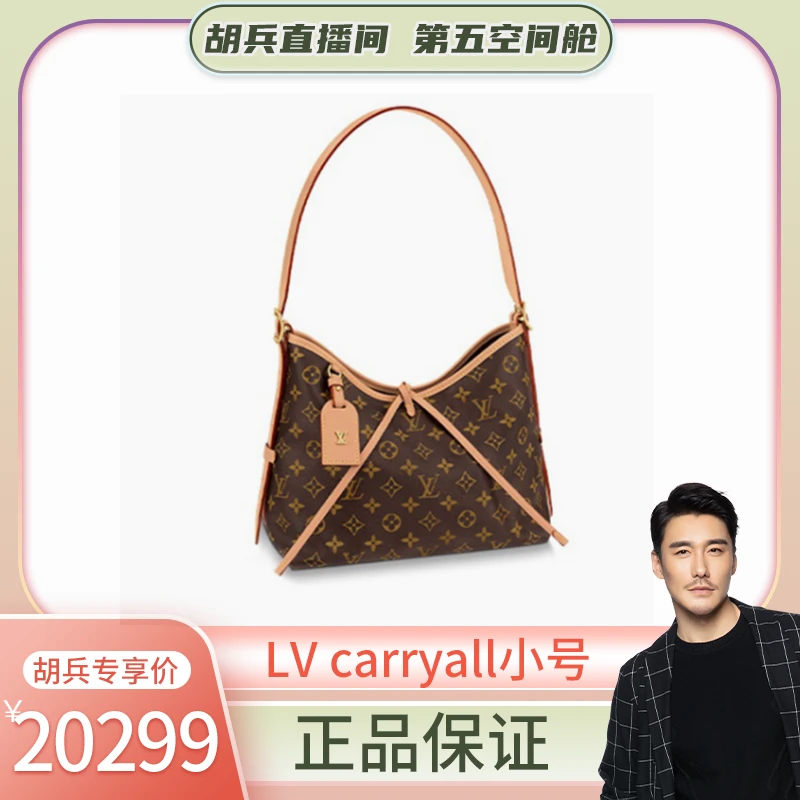 全新未使用 LouisVuitton/路易威登 Carryall老花单肩包小号