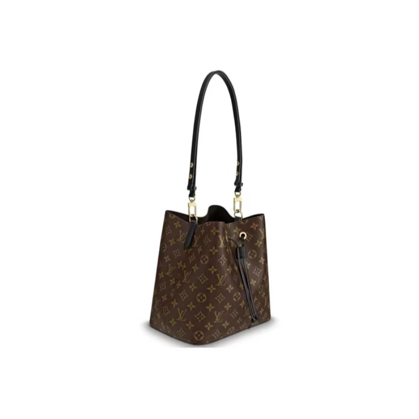 99新 LouisVuitton/路易威登 NEO NOE老花黑水桶包单肩包