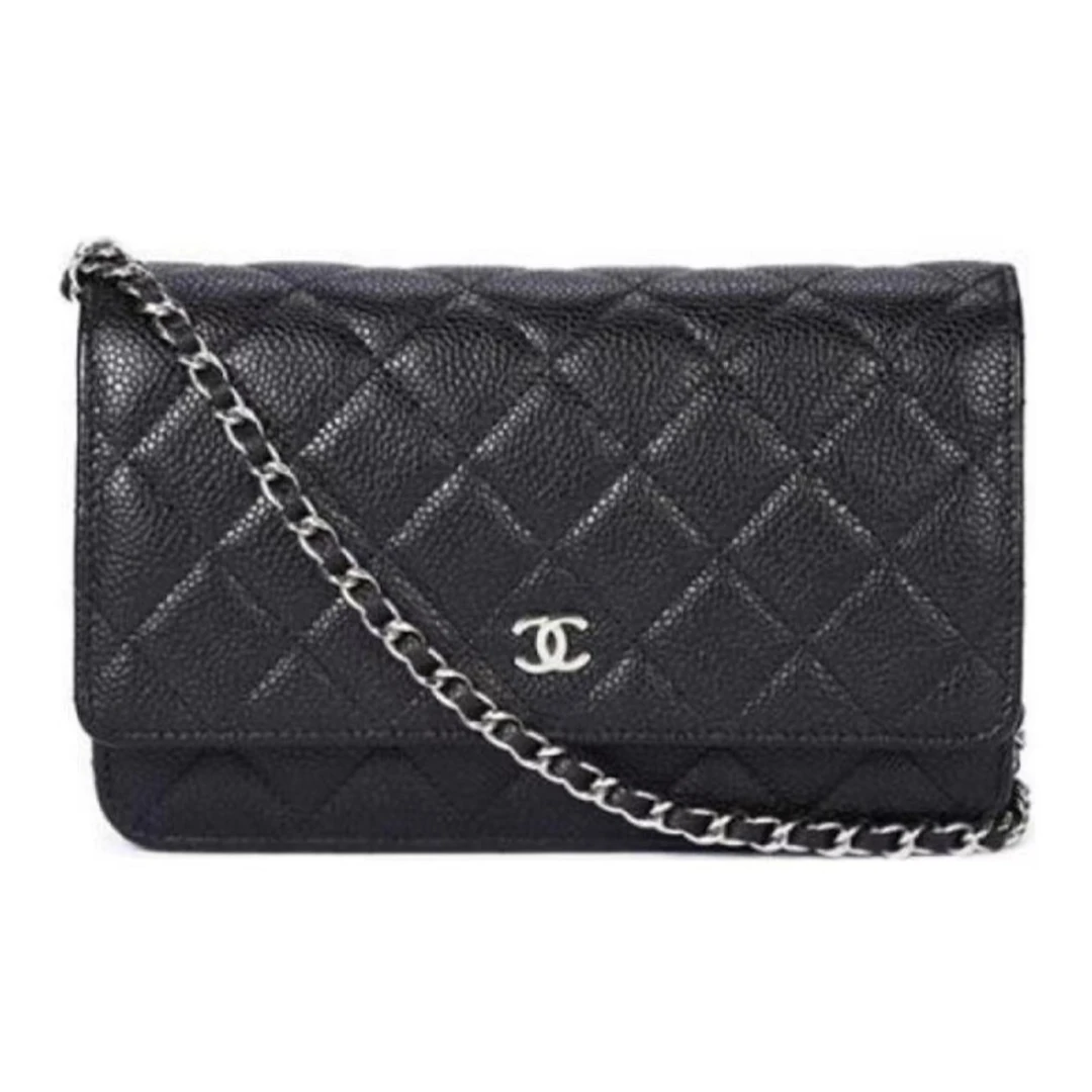 全新未使用 Chanel/香奈儿 WOC银扣/金扣链条包