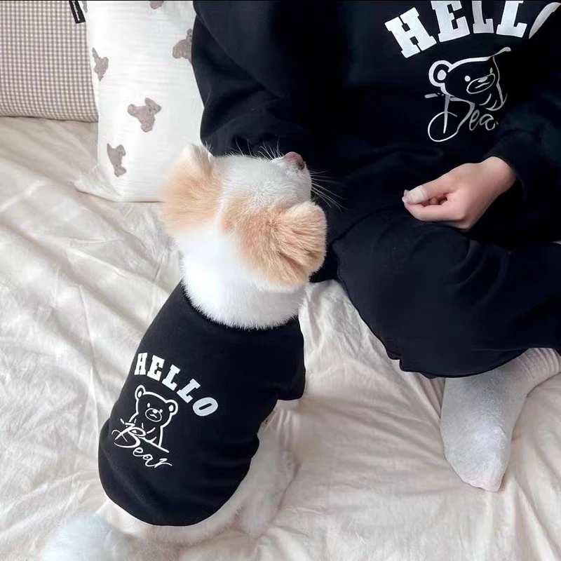 新款春秋冬季狗狗衣服猫咪衣服泰迪博美比熊小型犬猫小狗宠物衣服