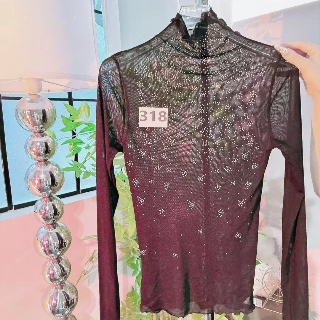 【崔】318 打底衫钻钻秋冬新款保暖时尚风