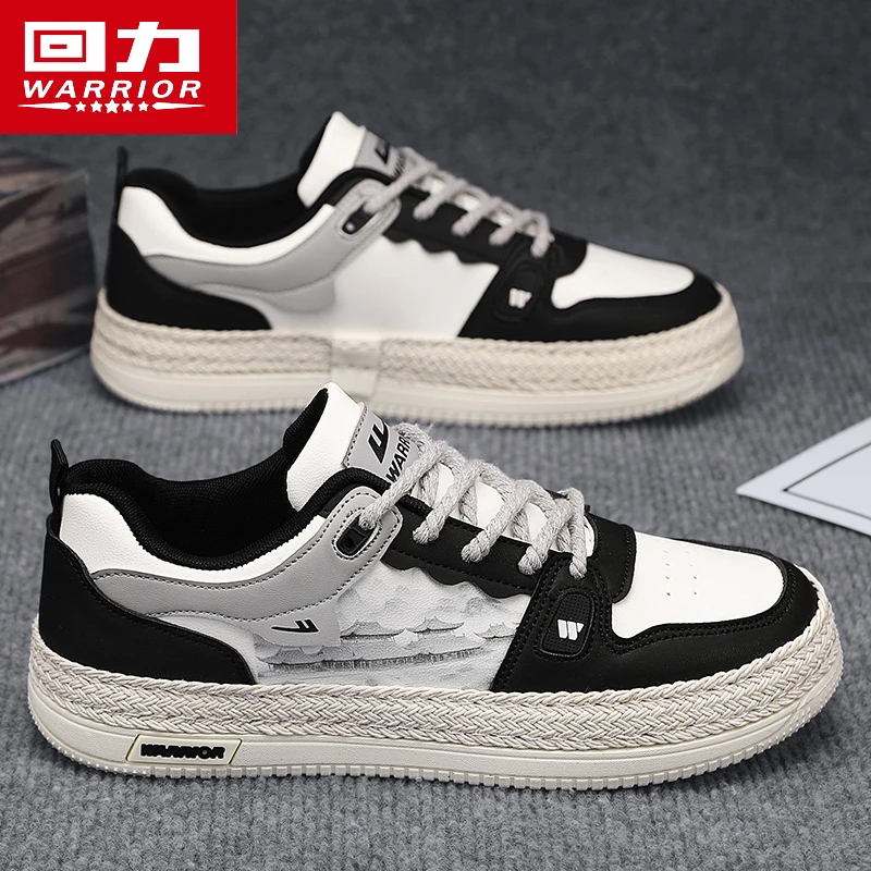 Warrior/回力秋季新款男鞋百搭板鞋休闲鞋小白鞋显示鞋低帮鞋男款
