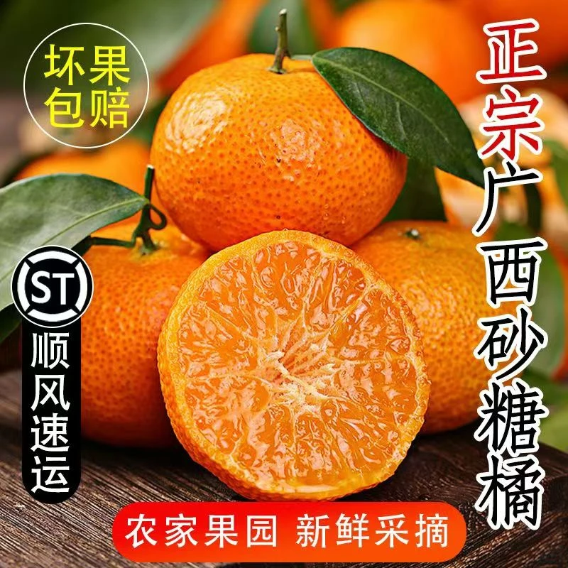 速发新鲜砂糖橘广西正宗砂糖橘当季水果现摘现发整箱