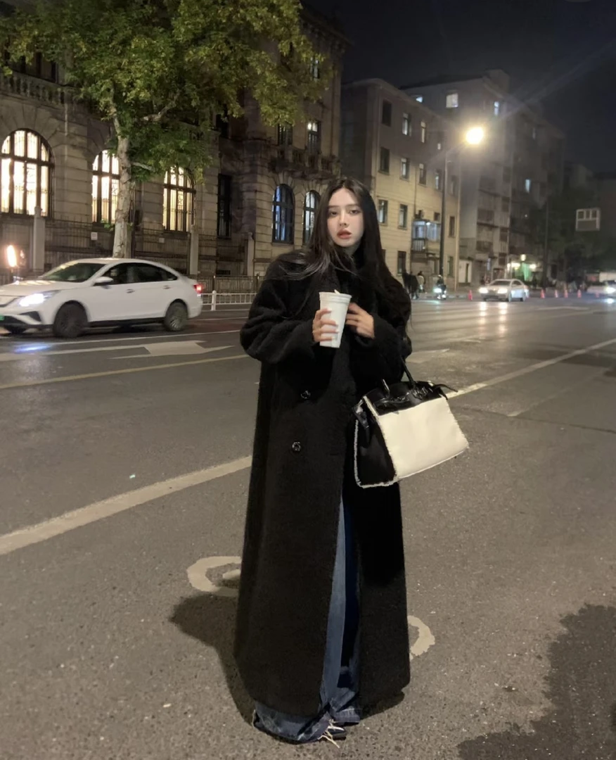 【反季清cang】源头工厂百余款气质双面呢子网红时尚大衣韩版60-68