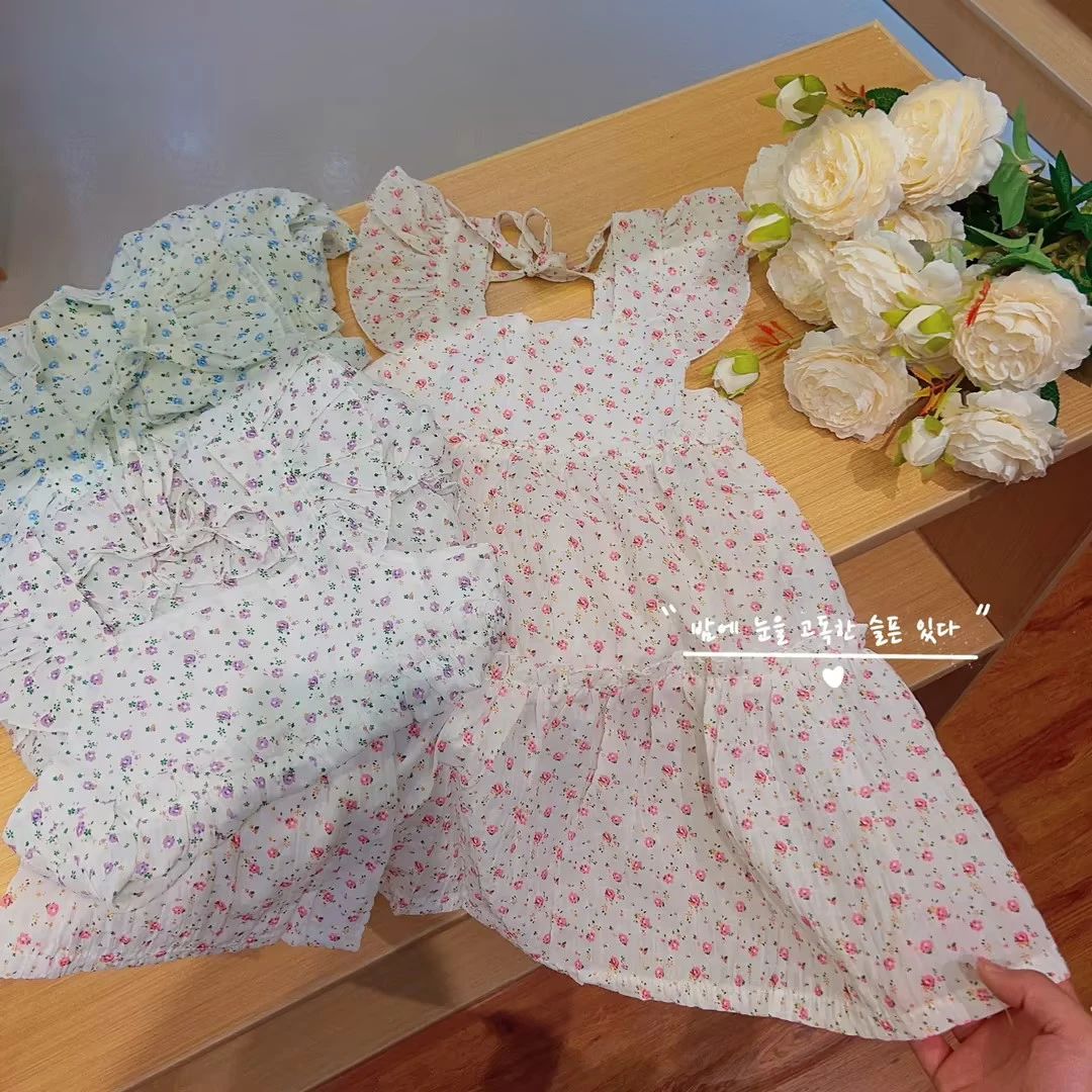 儿童小碎花甜美连衣裙