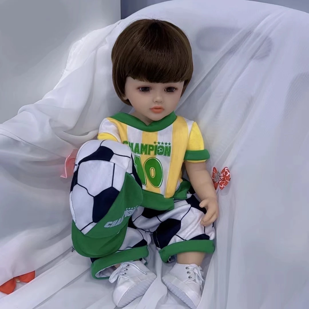 乐乐  55CM  全搪胶可水洗可换装仿真娃娃