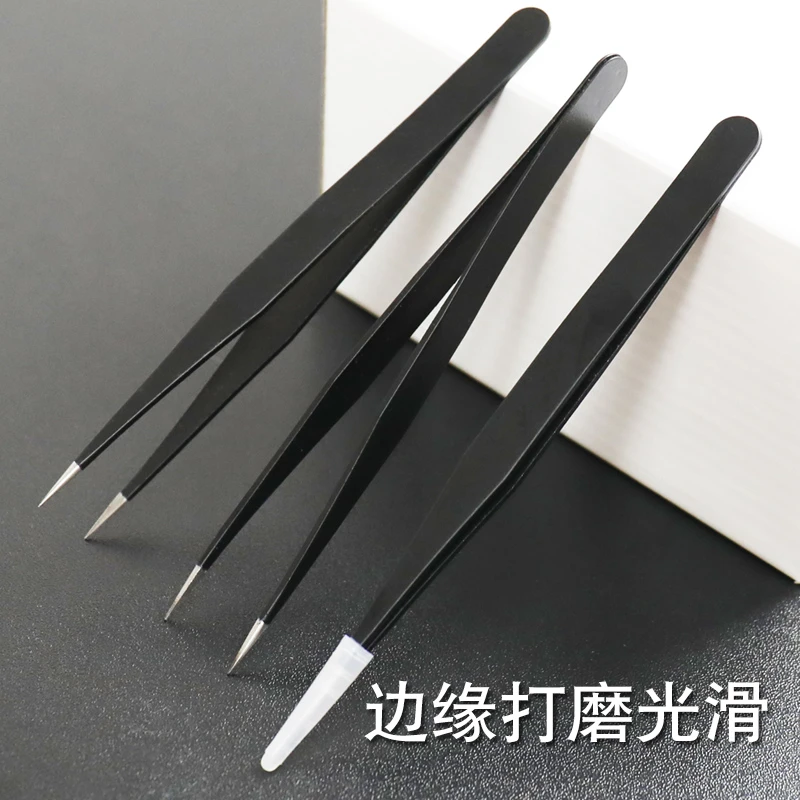 家用尖头镊子加厚手工小工具维修缝纫机夹小镊子细夹线头夹穿线钳