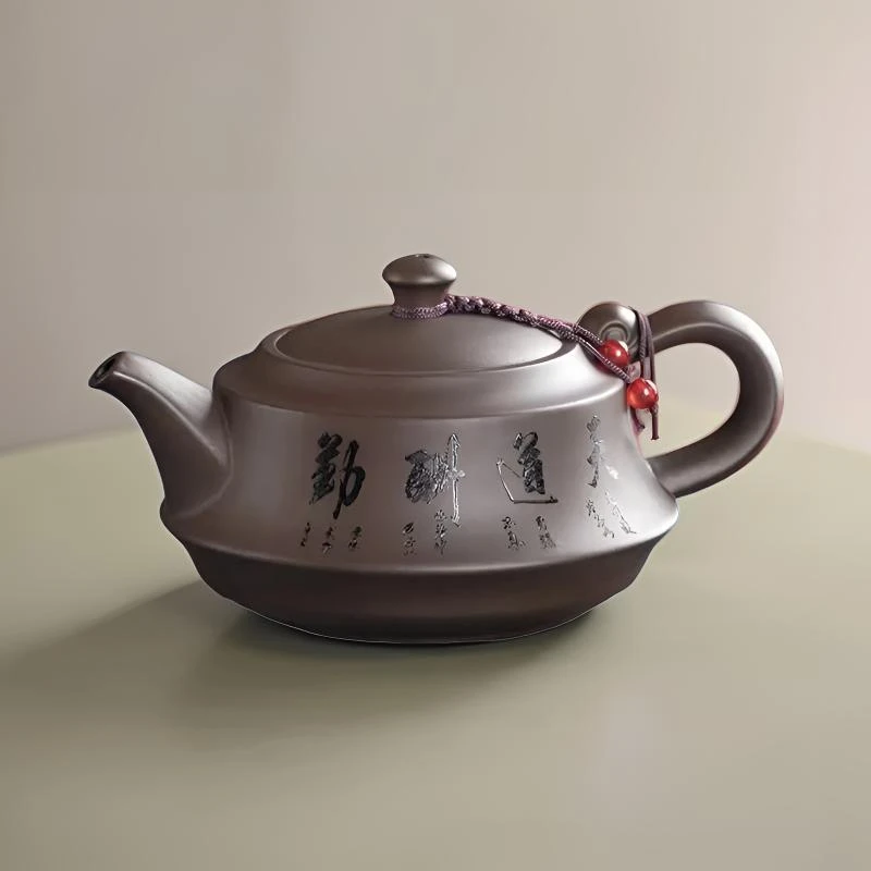 500毫升宜兴原矿紫砂壶精工半手中式大号茶道大容量高档功夫茶具