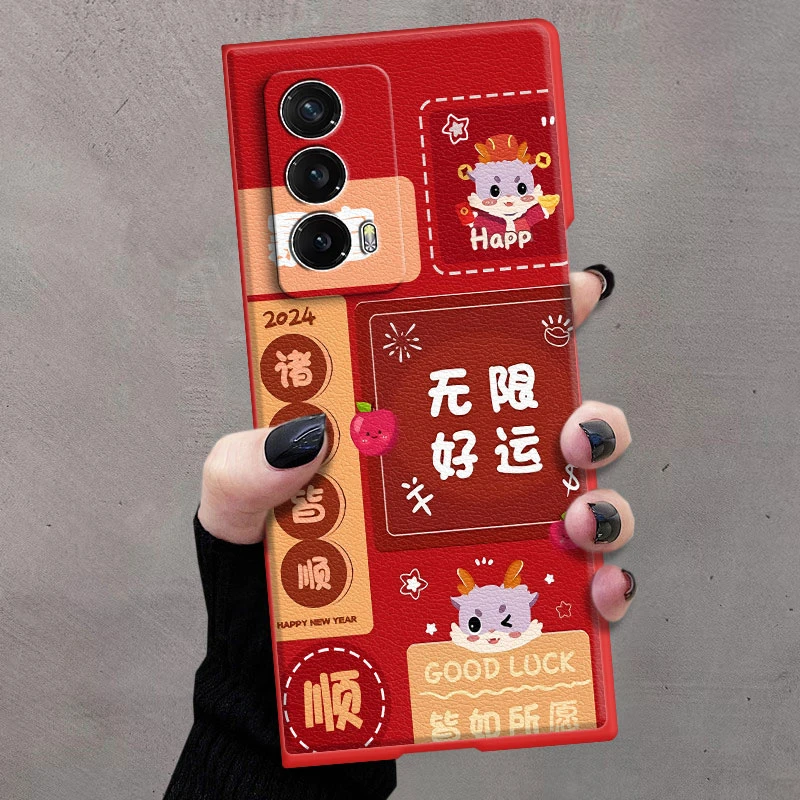 荣耀MagicVs2手机壳VPurse新年日进斗金暴富网红硬壳折叠V2保护套