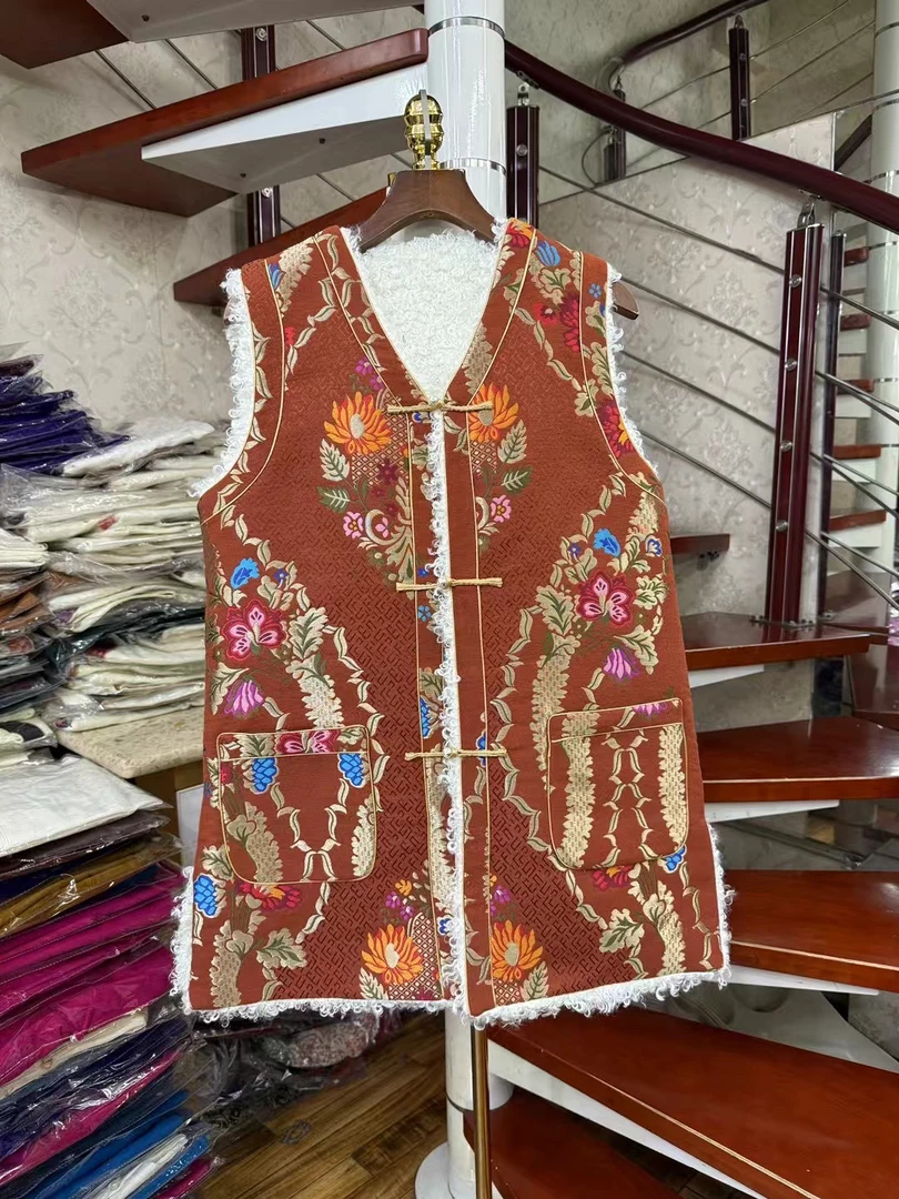 秋冬中长款马甲修身