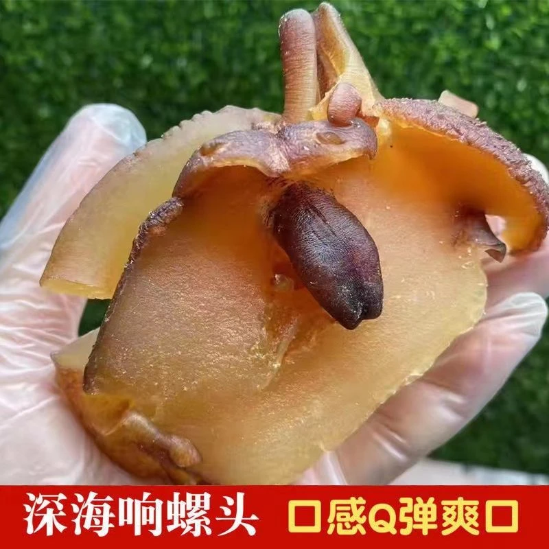 响螺头淡干响螺嘴深海螺肉新鲜海产响螺干煲汤料湛江干货特产