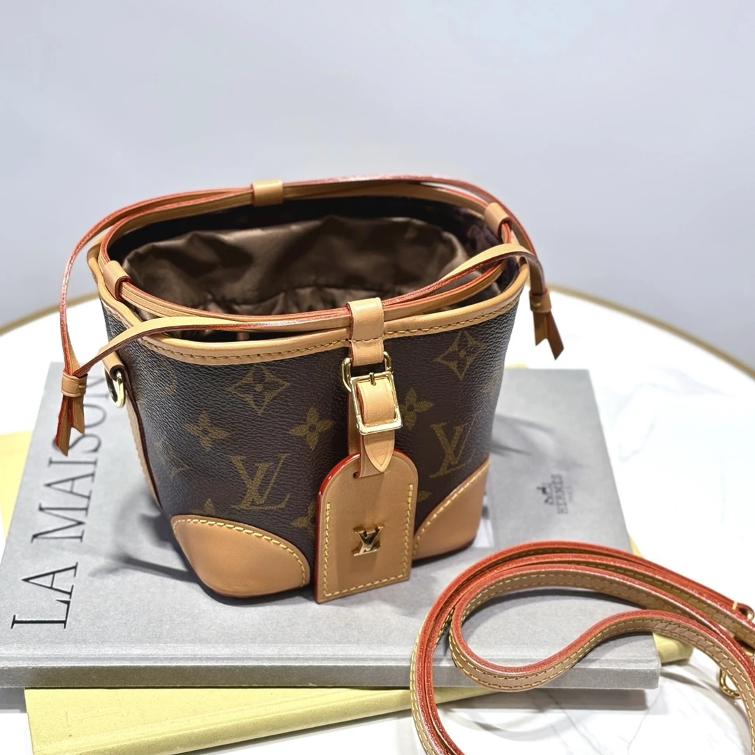 95新 LouisVuitton/路易威登 实际98新老花烧卖包芯片款斜挎包