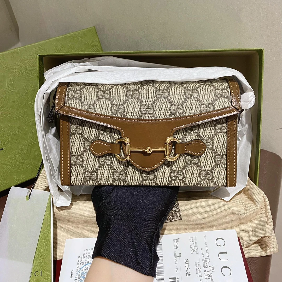 99新 GUCCI/古驰 老花1955系列斜挎单肩包