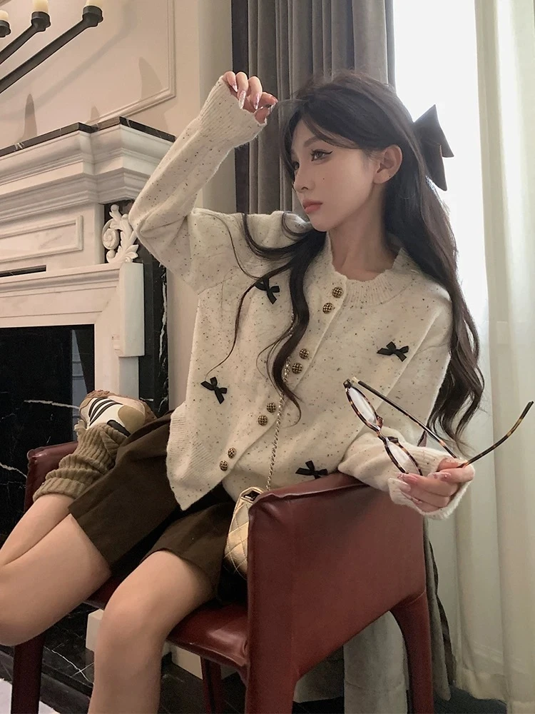 0320【001-100】2025春夏软糯慵懒风针织毛衣开衫