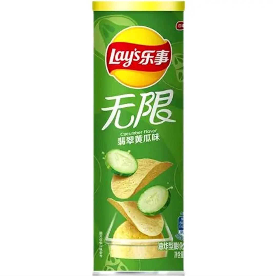 乐事 无限薯片 翡翠黄瓜味 90g