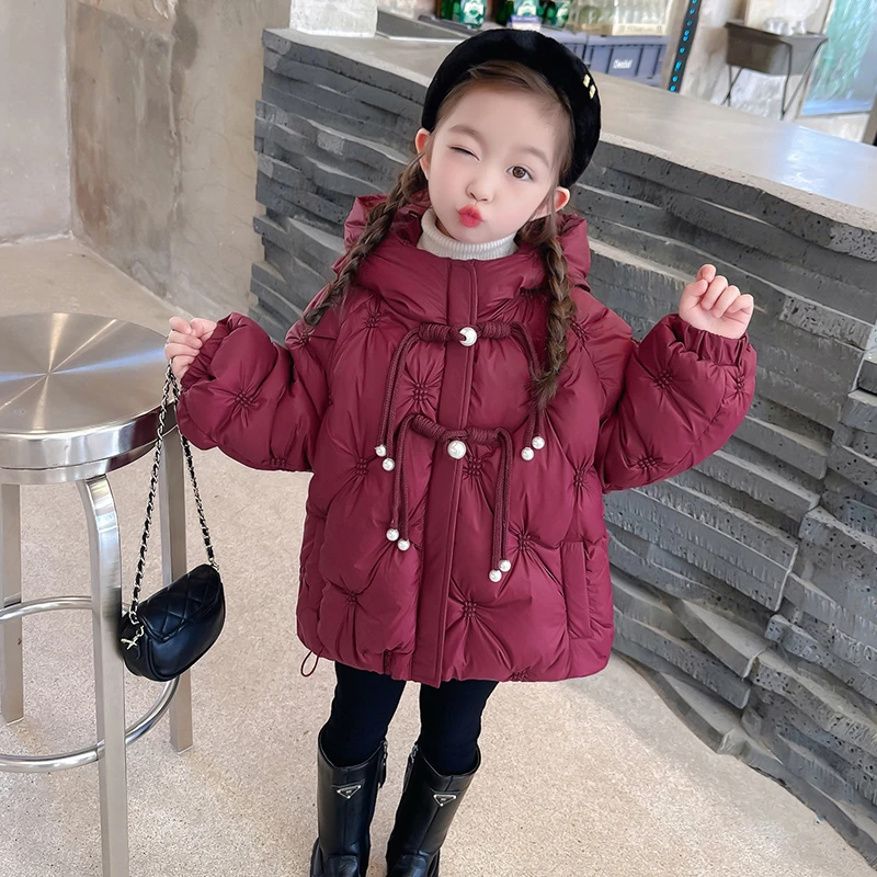 女童中国风棉服冬季2025新款洋气时尚儿童冬装女宝宝加厚保暖棉服