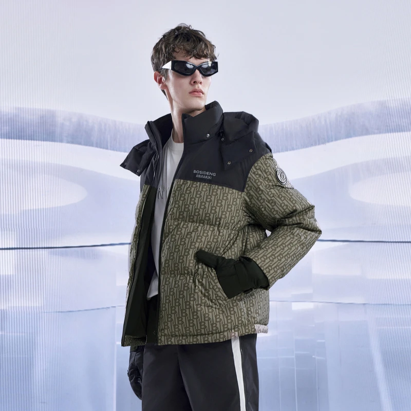 波司登2023冬季新款男短款羽绒服户外保暖B30143550