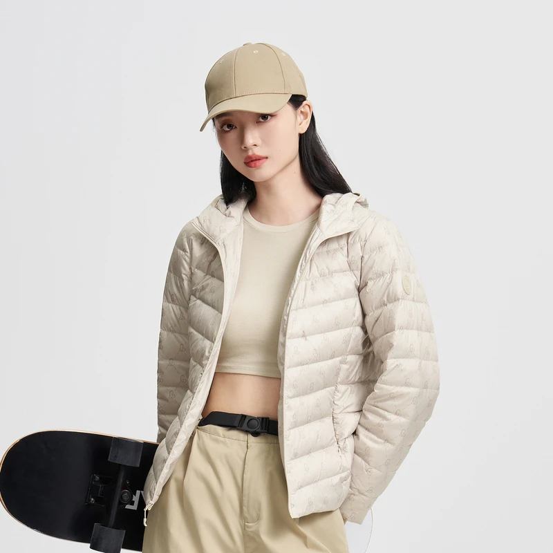 【波司登】春季新款男女同款基础轻薄保暖情侣短款羽绒服外套