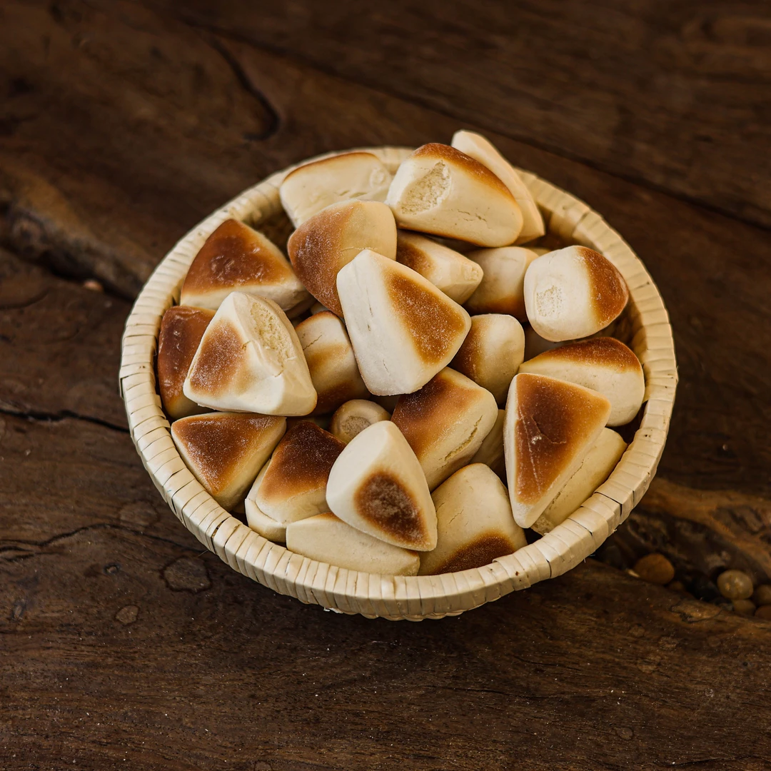 鼎盛香手工无水鸡蛋饽花夹夹 青岛特产手工揉制新鲜500g/袋