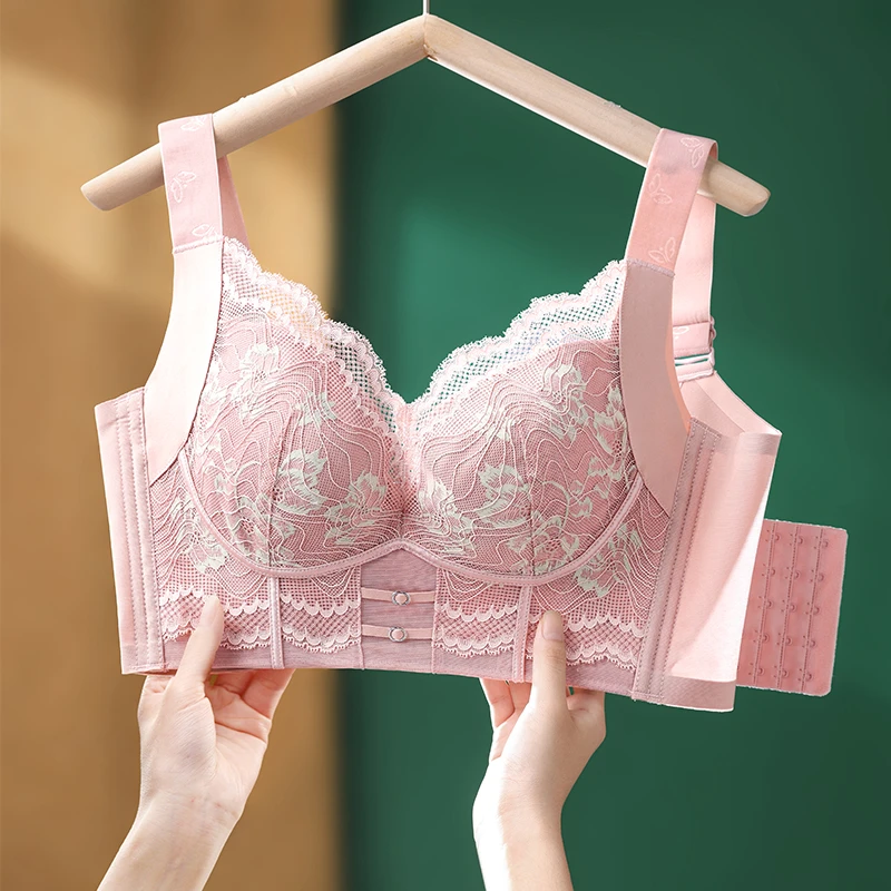 黛安芬的日记大码内衣女调整型蕾丝上托超薄款大胸显小文胸防下垂