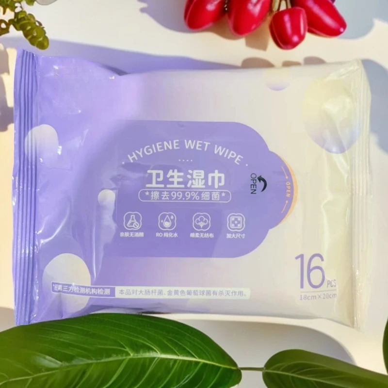 2293      大尺寸纯化水清洁卫生湿巾