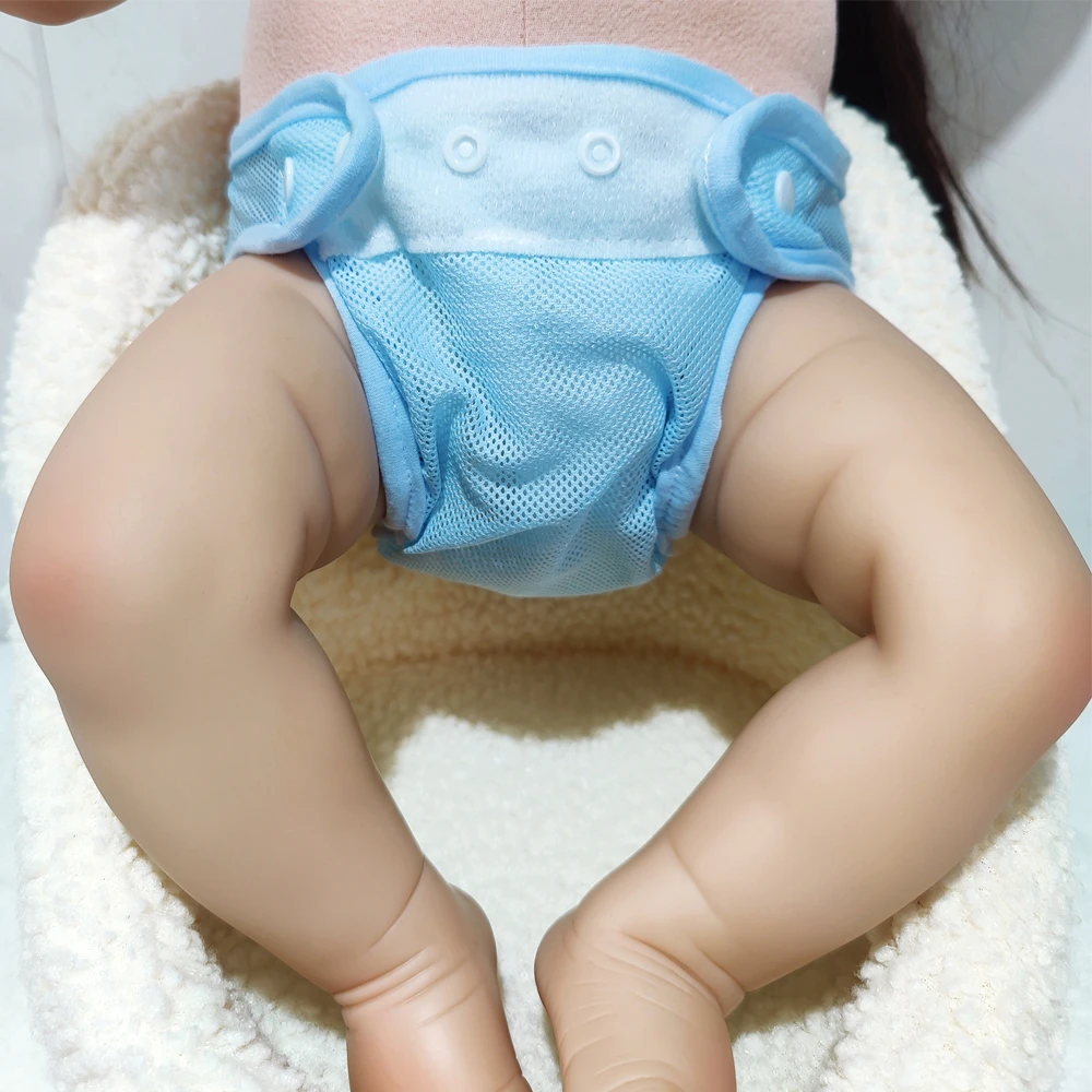 新生儿超薄透气尿裤尿布裤训练裤可水洗尿布兜固定裤婴幼儿网眼款