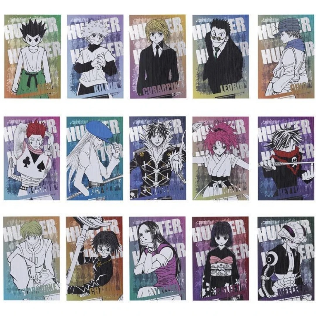 日谷 全职猎人 js原画明信片 水彩相卡 盲盒收藏卡片徽章（代拆）