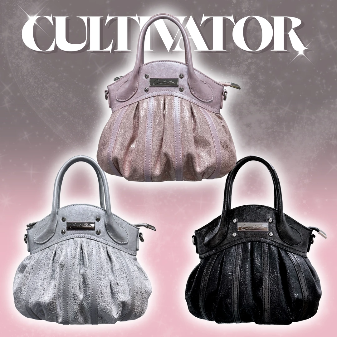 CULTIVATOR原创小众经典时尚宴会手拎包轻奢高级感褶皱斜挎包女
