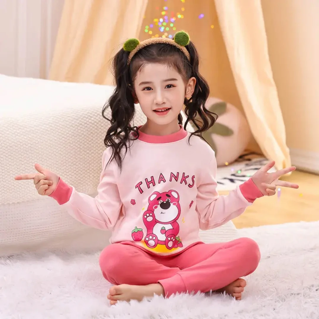 【中小童中领纯棉单套】纯棉保暖青少年儿童秋冬秋衣秋裤套装