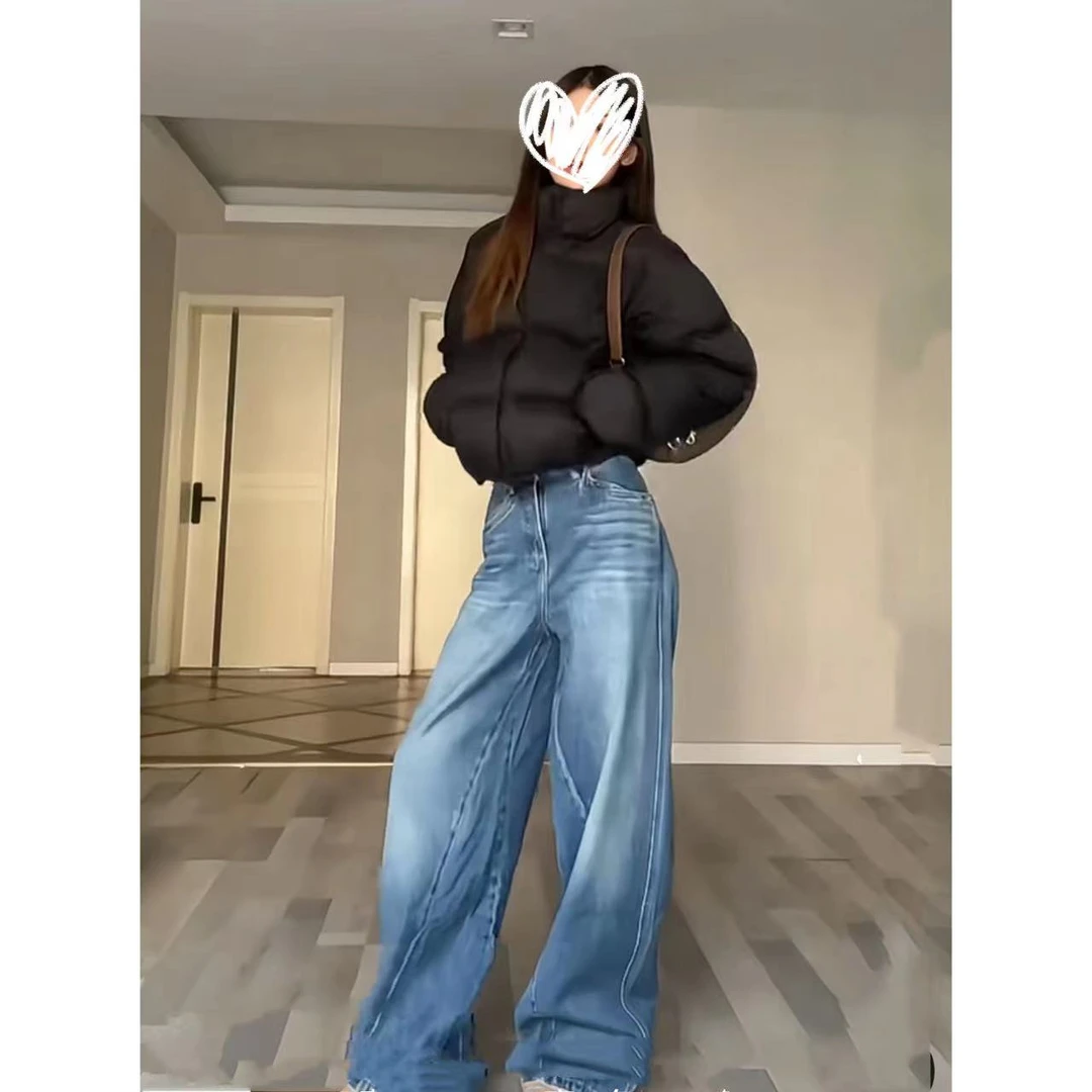 徐秋阳  黑面包 时尚简约百搭舒适显瘦羽绒服-