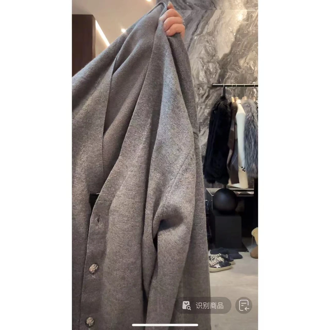 徐秋阳  克罗开衫   百搭时尚休闲设计感显瘦显白毛衣开衫-