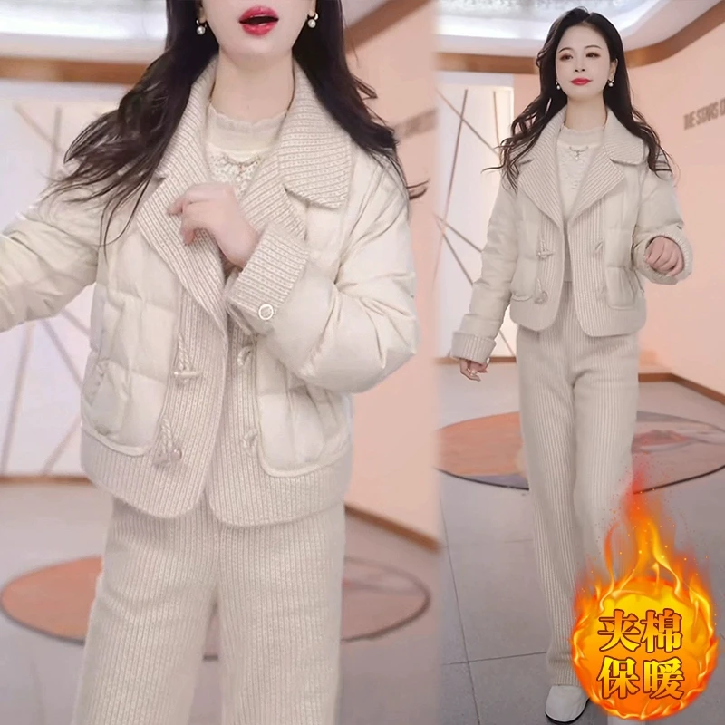 气质小香风套装女2025新款女秋冬爆款高端时髦洋名媛高级感两件套
