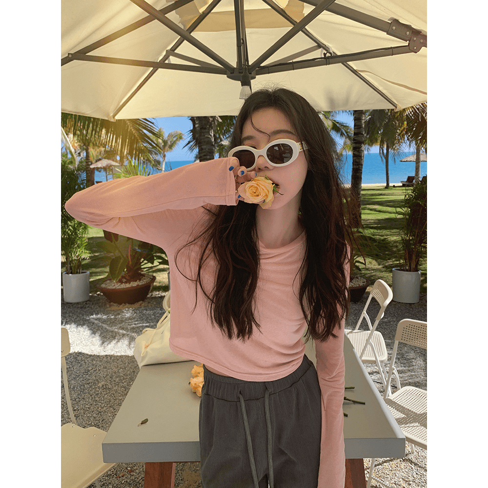 张贝贝ibell 宽松设计感阔腿裤薄款 长腿收割机 高腰直筒裤子夏季