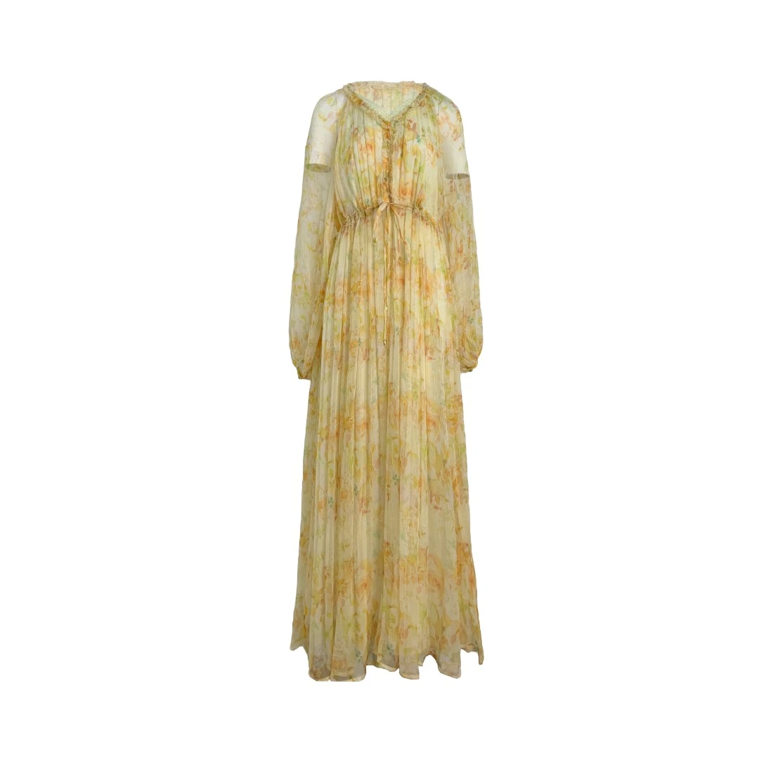 【2024-嘉姐高定】重磅100桑蚕丝连衣裙Y24C9135-14