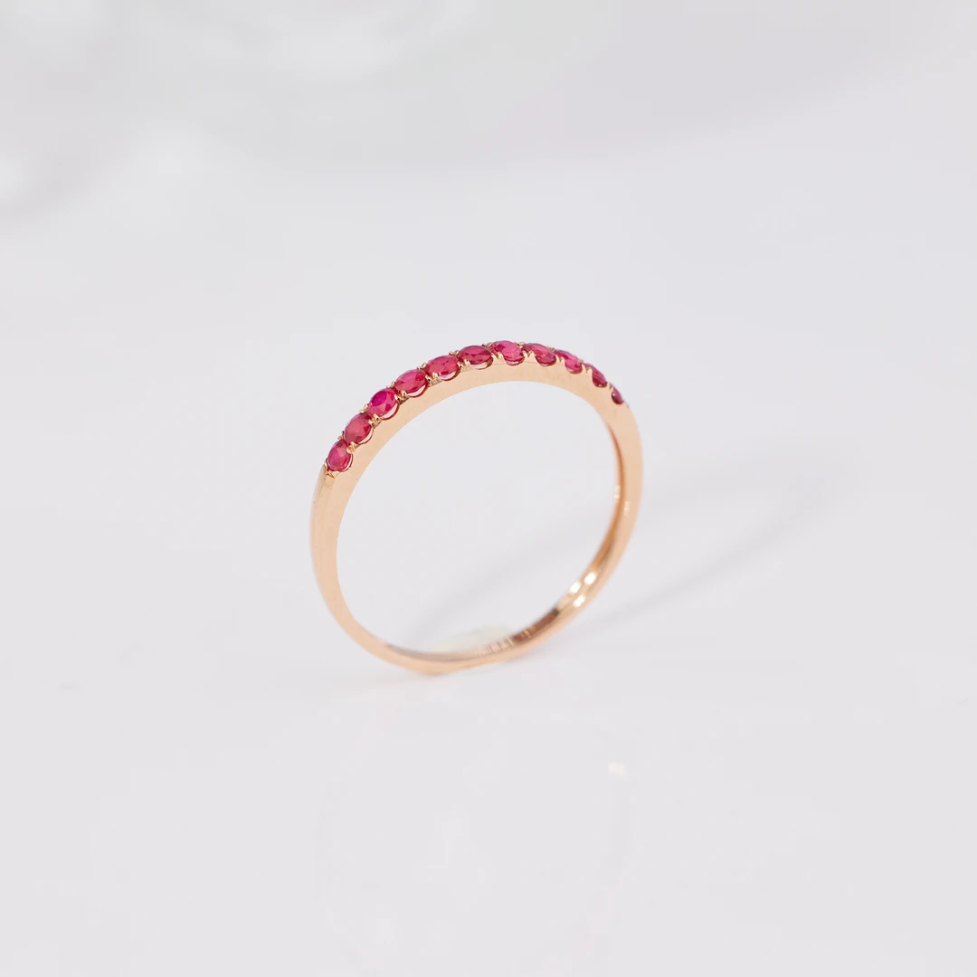 【玉峰珠宝丨安娜严选】红宝石戒指18K金【U6105】多样性发一